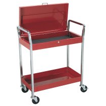 Sealey CX104 Trolley 2-Level Extra Heavy-Duty with Lockable Top