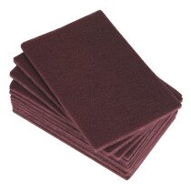 Sealey HP1523M Hand Pads 150 x 230mm Medium Pack of 10