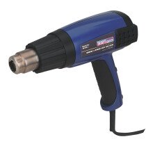 Sealey HS102 Hot Air Gun 2000W 3-Speed 50-600°C Variable Heat