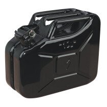 Sealey JC10B Jerry Can 10ltr - Black