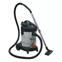 Sealey PC300SD Vacuum Cleaner Industrial 30ltr 1400W/230V Stainless Bin