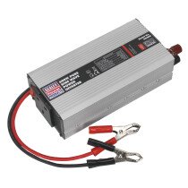 Sealey PSI600 Power Inverter Pure Sine Wave 600W 12V DC - 230V 50Hz