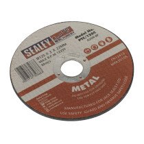 Sealey PTC/125C Cutting Disc 125 x 3 x 22mm