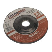 Sealey PTC/125G Grinding Disc 125 x 6 x 22mm
