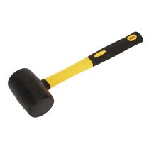 Sealey RMB100 Rubber Mallet Fibreglass Shaft .45kg (1.0lb)