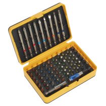 Sealey S01038 Power Tool Bit Set 71pc Colour Coded S2