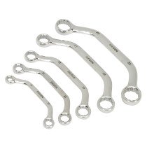 Sealey S0716 Obstruction Spanner Set 5 Piece Metric