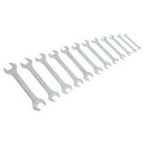 Sealey S0849 Double Open End Spanner Set 12pc