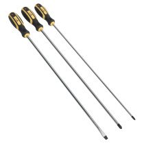 Sealey S0895 Screwdriver Set 3pc Extra-Long