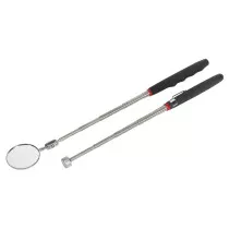 Sealey S0940 Telescopic Magnetic Pick-Up Tool & Inspection Mirror Set 2pc