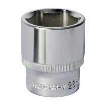 Sealey S1228 WallDrive Socket 28mm 1/2"Sq Drive