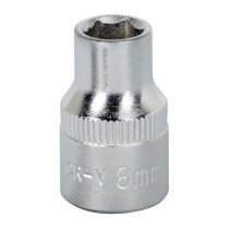 Sealey S3808 WallDrive Socket 8mm 3/8"Sq Drive