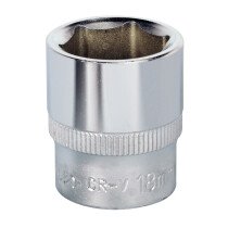 Sealey S3818 WallDrive Socket 18mm 3/8"Sq Drive