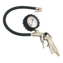 Sealey SA924 Tyre Inflation Gauge Clip-On Type