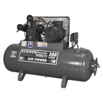 Sealey SAC32055B Compressor 200ltr Belt Drive 5.5hp 3 Phase 415V