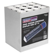 Sealey SGC12 Grease Cartridge 400g Box of 12