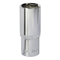 Sealey SP1224D WallDrive® Socket 24mm Deep 1/2"Sq Drive Fully Polished