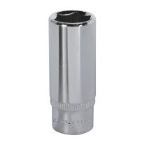 Sealey SP1414D WallDrive® Socket 14mm Deep 1/4"Sq Drive Fully Polished