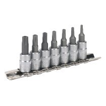 Sealey SX106 TRX-TS Security Bit Set 7pc 1/4"Sq Drive