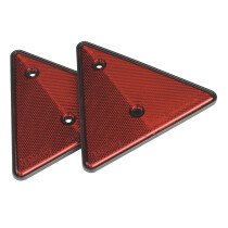 Sealey TB17 Rear Reflective Red Triangle Pack of 2