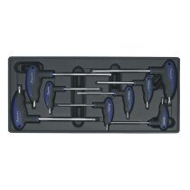 Sealey TBT05 Tool Tray with T-Handle TRX-Star Key Set 8pc