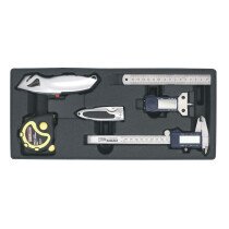 Sealey TBT12 Tool Tray with Measuring & Cutting Set 6pc
