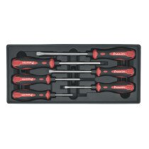 Sealey TBT29 Tool Tray with Hammer-Thru Screwdriver Set 6pc