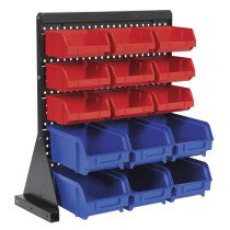 Sealey TPS1569 Bin Storage System Bench Mounting 15 Bins