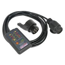 Sealey TST22 13-Pin Towing Socket Tester 12V - VOSA Approved