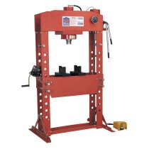 Sealey YK759FAH Air/Hydraulic Press 75ton Floor Type with Foot Pedal