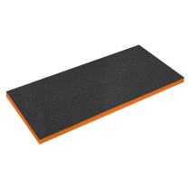 Sealey SF50OR Easy Peel Shadow Foam Orange/Black 1200 x 550 x 50mm