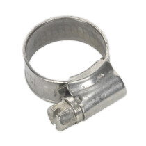 Sealey SHCSSM00 Hose Clip Stainless Steel ø13-19mm Pack of 10