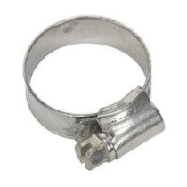 Sealey SHCSS0 Hose Clip Stainless Steel ø16-27mm Pack of 10
