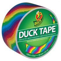 Duck Tape 281496 Duck® Tape 48mm x 9.1m Rainbow SHU281496
