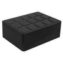 Sealey SJBEX.A02 Rubber Support Block for Viking Jacking Beams 60mm