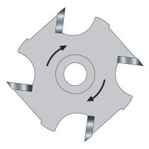 Trend 34/2TC Slotter 6mm kerf 12mm bore