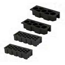 StealthMounts WH-BLK-SD-4 Black Screwdriver Rack Wall Hive System (4 Pack)