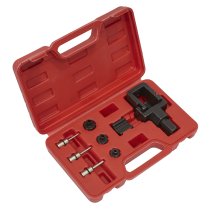 Sealey SMC4 Motorcycle Chain Splitter & Riveting Tool Set - Heavy-Duty