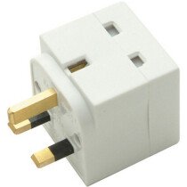 SMJ TW2UAD 2 Way Unfused Adaptor White SMJTW2UAD