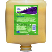Deb SCU2LT Solopol® Classic Solvent-Free Extra Heavy Duty Hand Cleansing Paste Refill Cartridge Carton of 4 x 2L