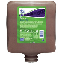 Deb SCP2LT Solopol® Classic Pure Heavy Duty Hand Cleansing Paste Refill Cartridge Carton of 4 x 2L