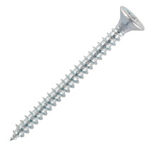 6.0mm x 100mm Solo Woodscrew PZ3 CSK - BZP (Box of 100) 60100SOLOZ Timco