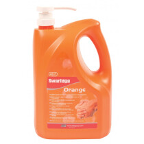 Deb SOR4LMP Swarfega® Orange Hand Cleanser - 4 Litre Pump Bottle