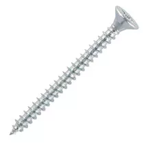 6.0mm x 100mm Solo Woodscrew PZ3 CSK - BZP (Box of 100) 60100SOLOZ Timco