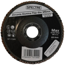 Spectre SP-17289 Zirconia Alumina Flap Disc 120G 125mm
