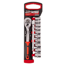 Spectre 12pc 3/8" Ratchet Handle Socket Set 72tooth