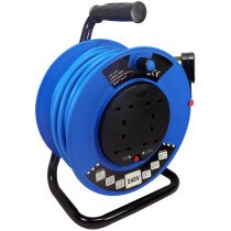 Spectre SP-17122 230V 50M Cable Reel with 4x13A sockets and 13A plug 1.25mm 