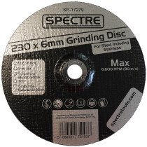 Spectra SP-17279 Metal Grinding Disc 230mm x 6mm (9" x ¼") 