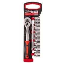 Spectre 12pc 3/8" Ratchet Handle Socket Set 72tooth