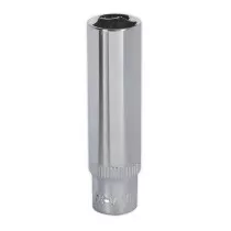 Sealey SP1410D WallDrive Socket 10mm Deep 1/4"Sq Drive Fully Polished